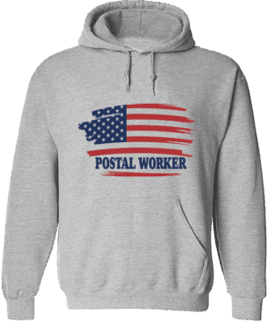 #HSWS04 - Swoosh Flag (Red & Blue) Standard Hoodie