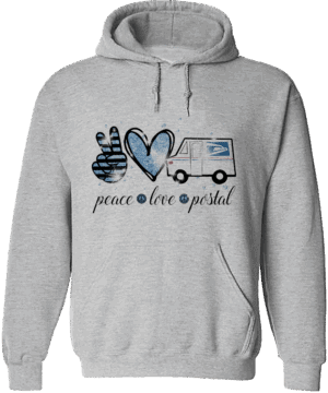 #HSWS10 - Peace Love Postal Standard Hoodie