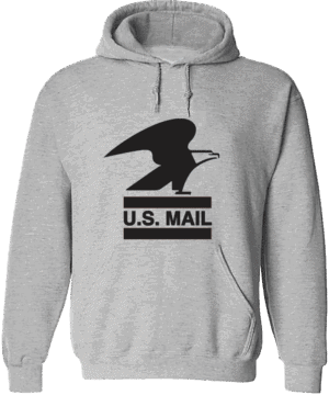 #HSWS23 - US Mail Eagle (Black) Standard Hoodie