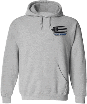 #HSWSC03 - Swoosh Flag (Black & Blue) Crest Hoodie