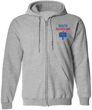 #HZSWS05 - Route Rockstar Zipper Hoodie